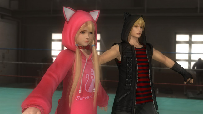 Обои картинки фото 3д графика, аниме , anime, парень, фон, взгляд, девушка