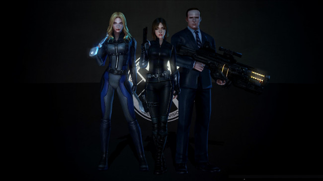 Обои картинки фото 3д графика, фантазия , fantasy, оружие, фон, взгляд, девушки