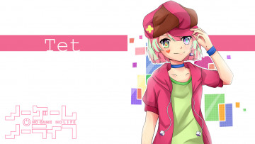 Картинка аниме no+game+no+life взгляд фон девушка