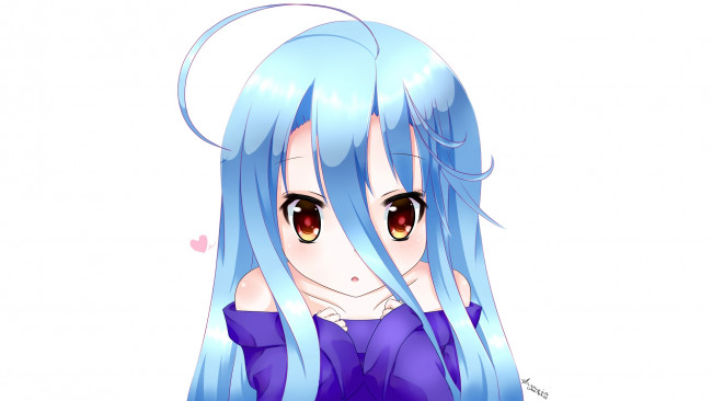 Обои картинки фото аниме, no game no life, взгляд, фон, девушка