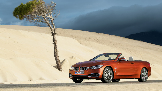 Обои картинки фото bmw 4 series convertible luxury line 2018, автомобили, bmw, 2018, line, luxury, convertible, series, 4