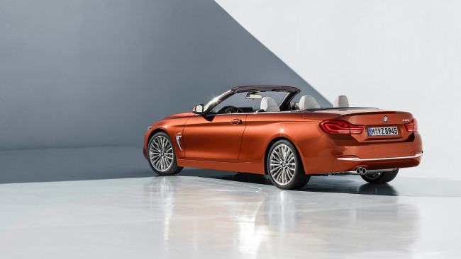 Обои картинки фото bmw 4 series convertible luxury line 2018, автомобили, bmw, convertible, luxury, line, 2018, series, 4