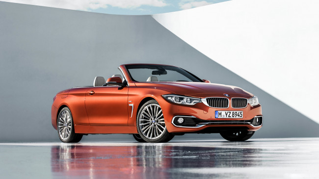 Обои картинки фото bmw 4 series convertible luxury line 2018, автомобили, bmw, line, convertible, luxury, 4, series, 2018