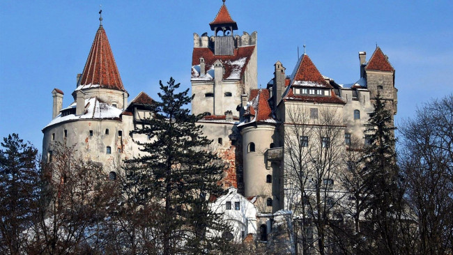 Обои картинки фото bran castle, румыния, города, - дворцы,  замки,  крепости, bran, castle