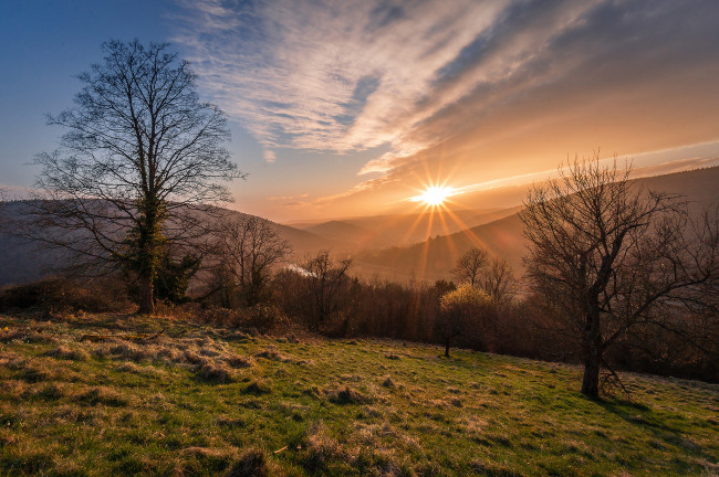 Обои картинки фото природа, восходы, закаты, рассвет