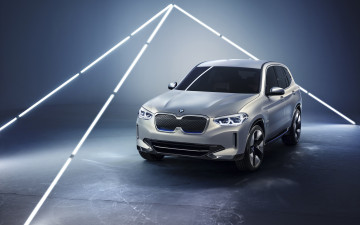 обоя 2019 bmw ix3 концепт, автомобили, bmw, 2019, studio, crossovers, ix3, электрический, кроссовер, concept, cars