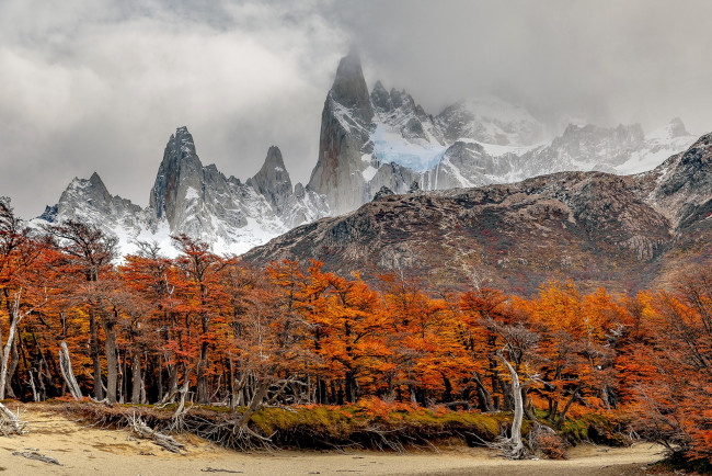 Обои картинки фото природа, горы, простор