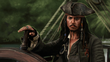 Картинка рисованное кино +мультфильмы captain jack sparrow