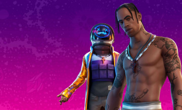 Картинка видео+игры fortnite travis scott