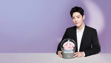 Картинка мужчины xiao+zhan актер пиджак шар кролик