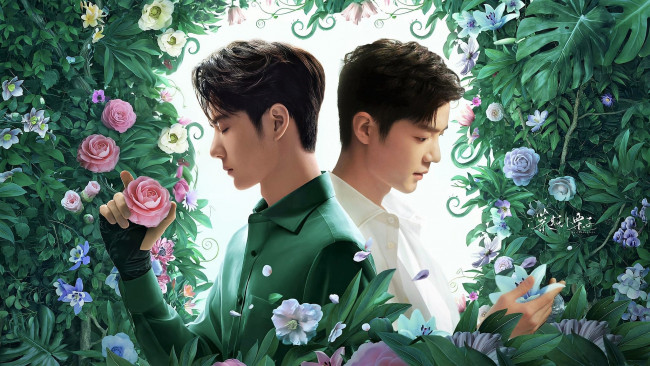 Обои картинки фото разное, компьютерный дизайн, ван, ибо, сяо, чжань, цветы