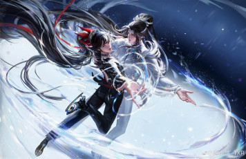 Картинка аниме mo+dao+zu+shi вэй усянь лань ванцзи коньки магия