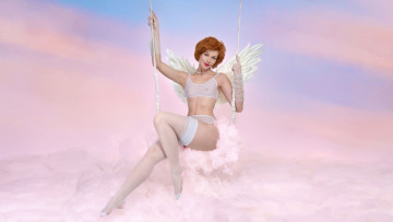 обоя анастасия жилина, девушки, девушка, женщина, рыжая, светлая, тёмная, сексуальная, модель, звезда, позирует, разная, обувь, верхняя, стильная, одежда, нижнее, эротическое, бельё, трусы, лифчик, колготки, чулки, аксессуары, макияж, и, множество, элементов, на, фотографии