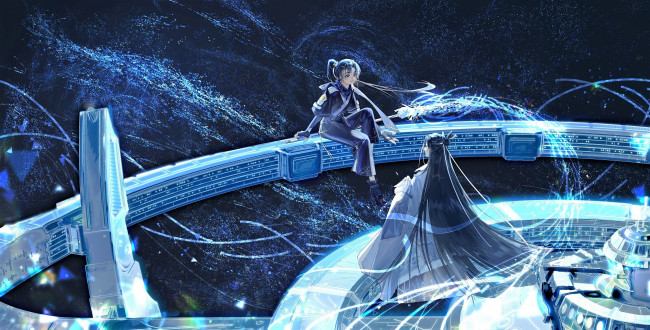 Обои картинки фото аниме, mo dao zu shi, вэй, усянь, лань, ванцзи