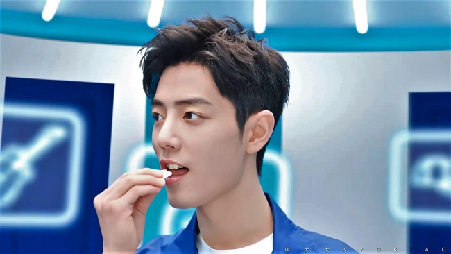 Обои картинки фото мужчины, xiao zhan, актер, лицо