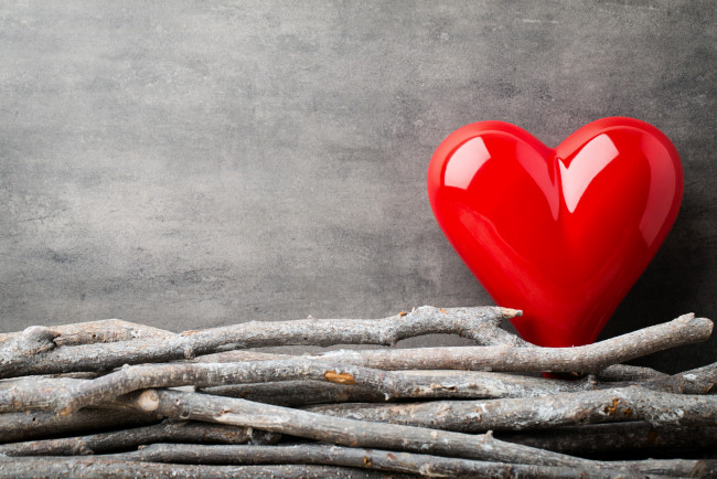 Обои картинки фото праздничные, день святого валентина,  сердечки,  любовь, сердечко, палки