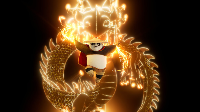Обои картинки фото kung fu panda 4 ,  2024 , мультфильмы, kung fu panda 4, po, the, dragon, warrior, кунг, фу, панда, часть, чeтырe, семейный, анимация