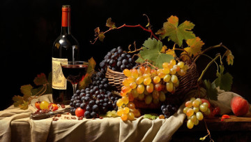 Картинка 3д+графика еда- food виноград