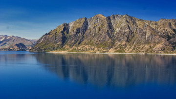Картинка lake+hawea+reflections new+zealand природа реки озера lake hawea reflections new zealand