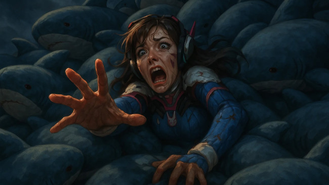 Обои картинки фото видео игры, overwatch, нейросети, графика, нейроарт, ai, art, нейронные, сети, рисунки, нейро, искусство, нейрографика, graphics, neuroart, neural, networks, drawings, neuro, neurography