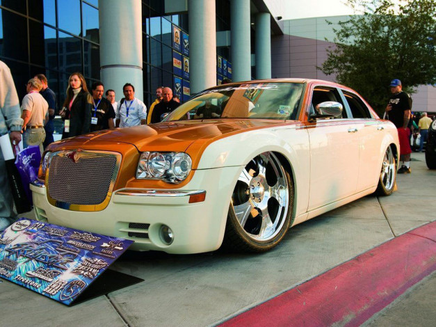 Обои картинки фото chrysler, 300c, tuning, автомобили