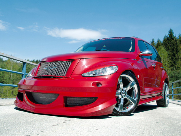Обои картинки фото chrysler, pt, cruiser, tuning, автомобили