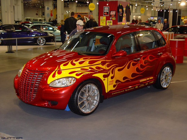 Обои картинки фото chrysler, pt, cruiser, tuning, автомобили