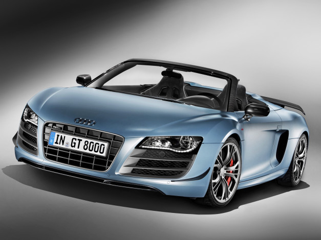 Обои картинки фото r8, gt, spyder, автомобили, audi