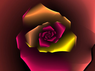 Картинка 3д графика fractal фракталы цвета узор фон