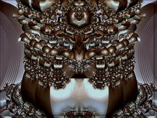 Картинка 3д графика fractal фракталы фон линии узор цвет