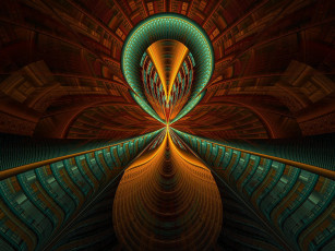 Картинка 3д графика fractal фракталы узор цвета фон