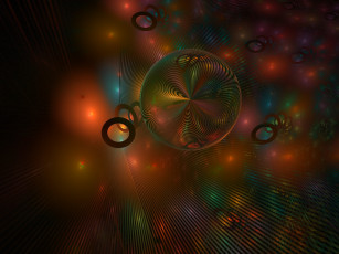 Картинка 3д графика fractal фракталы узор цвета фон