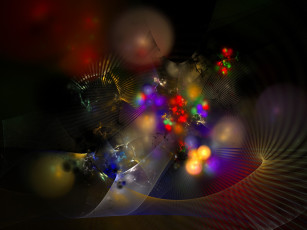 Картинка 3д графика fractal фракталы узор цвета фон