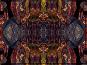 Картинка 3д графика fractal фракталы узор цвета фон