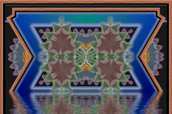 Картинка 3д графика fractal фракталы узор цвета фон