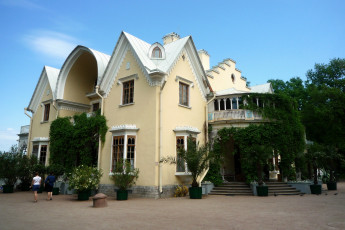 Картинка парк александрия петергоф города санкт петербург россия коттедж