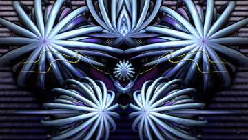 Картинка 3д графика fractal фракталы цвета узор