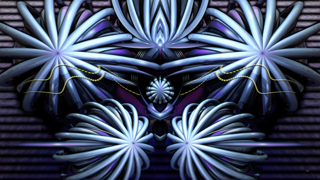 Обои картинки фото 3д, графика, fractal, фракталы, цвета, узор