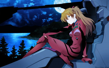 Картинка аниме evangelion soryu asuka langley neon genesis