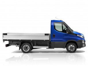 Картинка автомобили iveco 2014 синий cab chassis daily 35