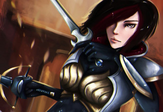 Картинка фэнтези девушки арт девушка оружие игра брюнетка