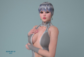 Картинка 3д+графика people+ люди девушка взгляд