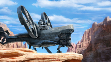 Картинка фэнтези космические+корабли +звездолеты +станции транспорт горы