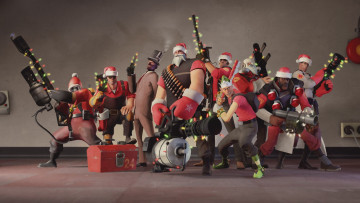 Картинка видео+игры team+fortress+2 christmas