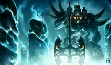 Картинка фэнтези нежить оружие арт существо