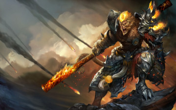 Картинка фэнтези существа воин существо игра оружие арт