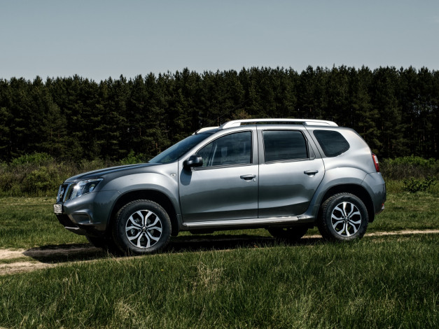 Обои картинки фото автомобили, nissan, datsun, terrano, ru-spec, 2014г, темный