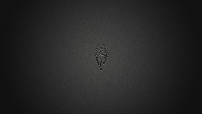 Обои картинки фото the elder scrolls v,  skyrim, видео игры, фон, логотип