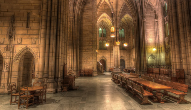 Обои картинки фото cathedral of learning ii, интерьер, убранство,  роспись храма, собор