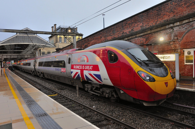 Обои картинки фото техника, поезда, дорога, железная, состав, локомотив, рельсы